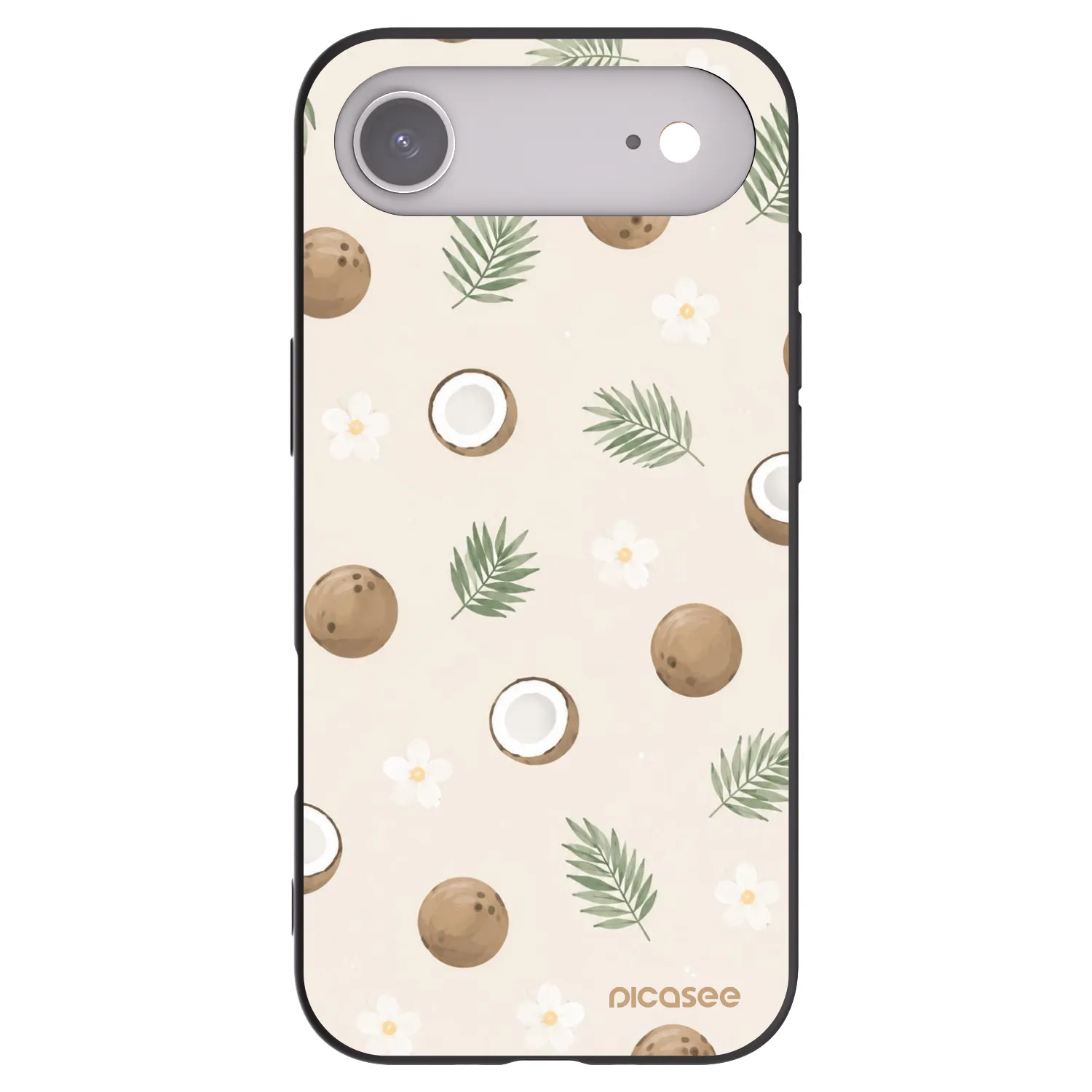 Picasee crna silikonska maskica za Apple iPhone Air - Coconut Breeze
