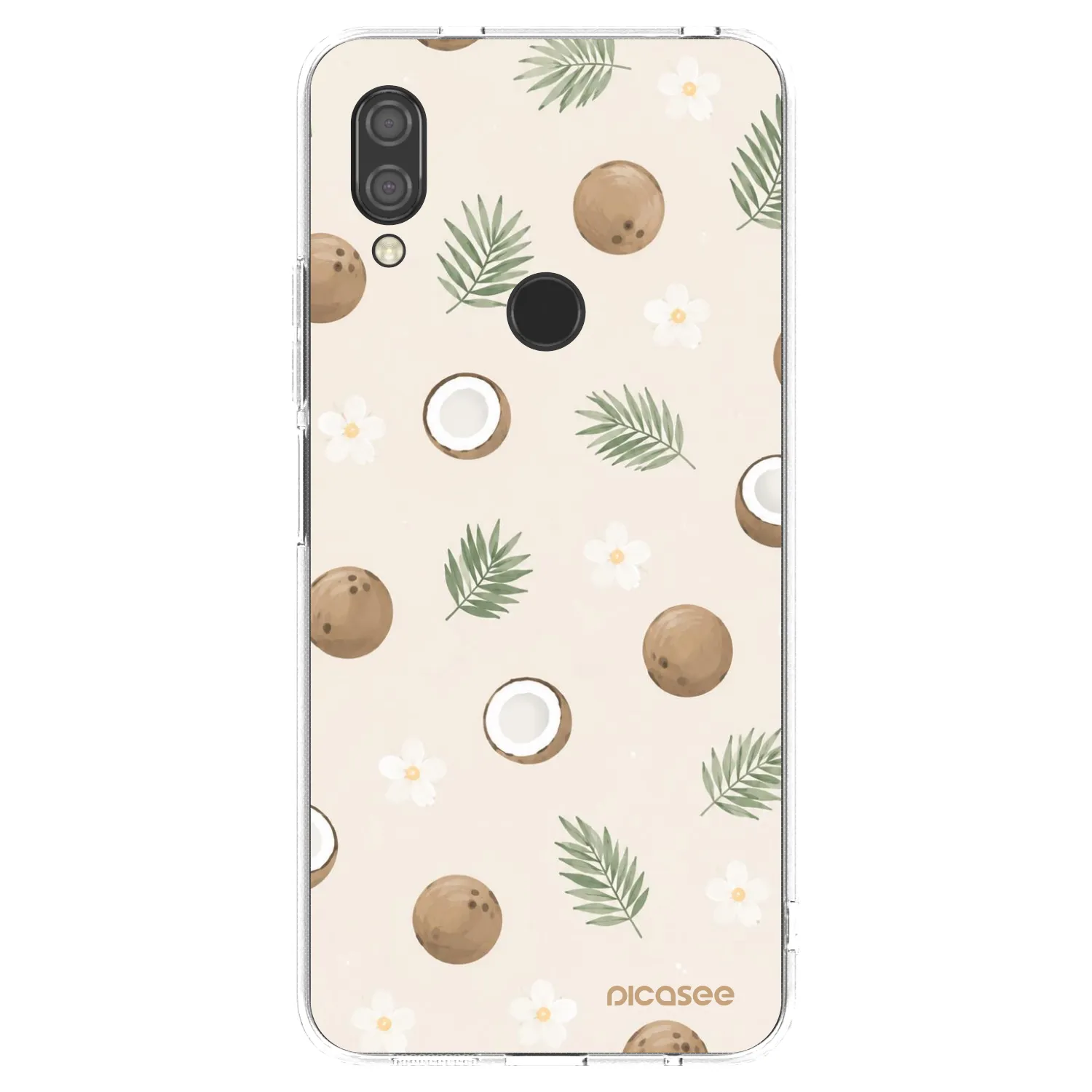 Picasee silikonska prozirna maskica za Xiaomi Redmi 7 - Coconut Breeze