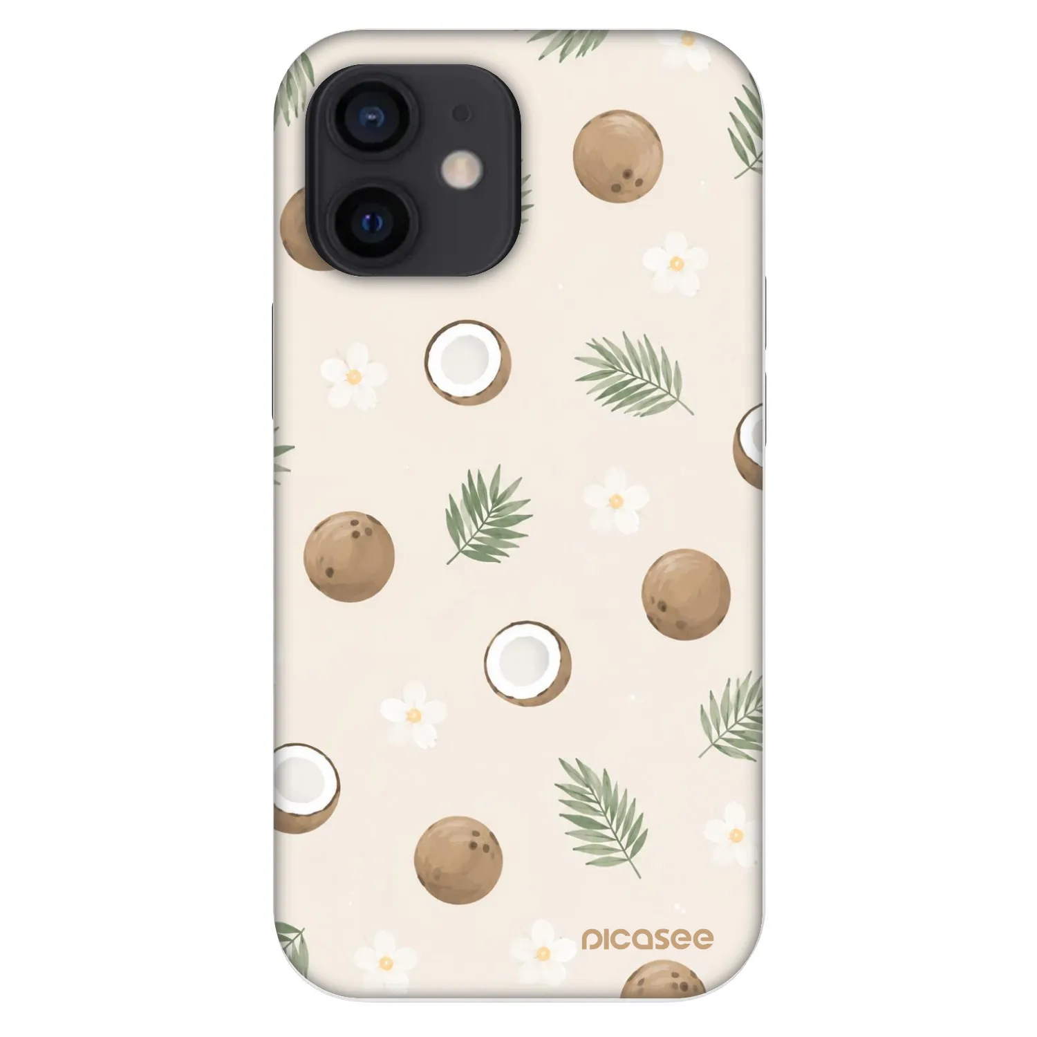 Picasee Fashion Case za Apple iPhone 12 mini - Coconut Breeze