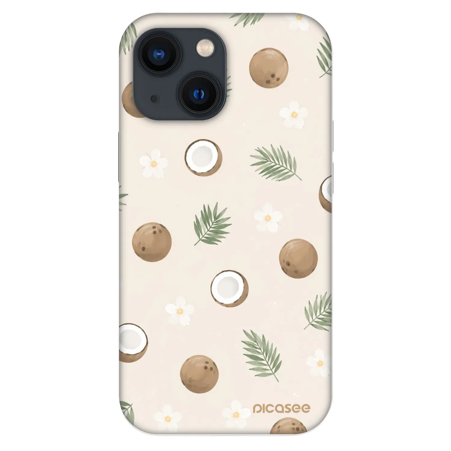 Picasee Fashion Case za Apple iPhone 13 mini - Coconut Breeze