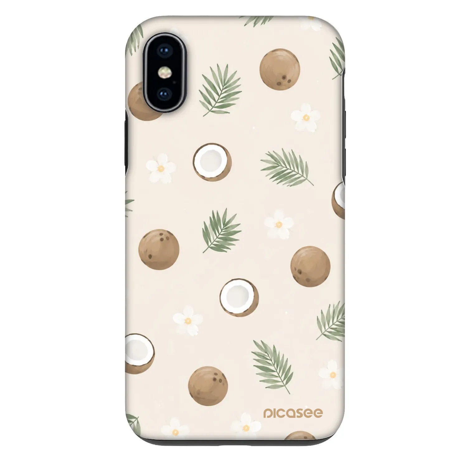 Picasee Fashion Case za Apple iPhone X/XS - Coconut Breeze