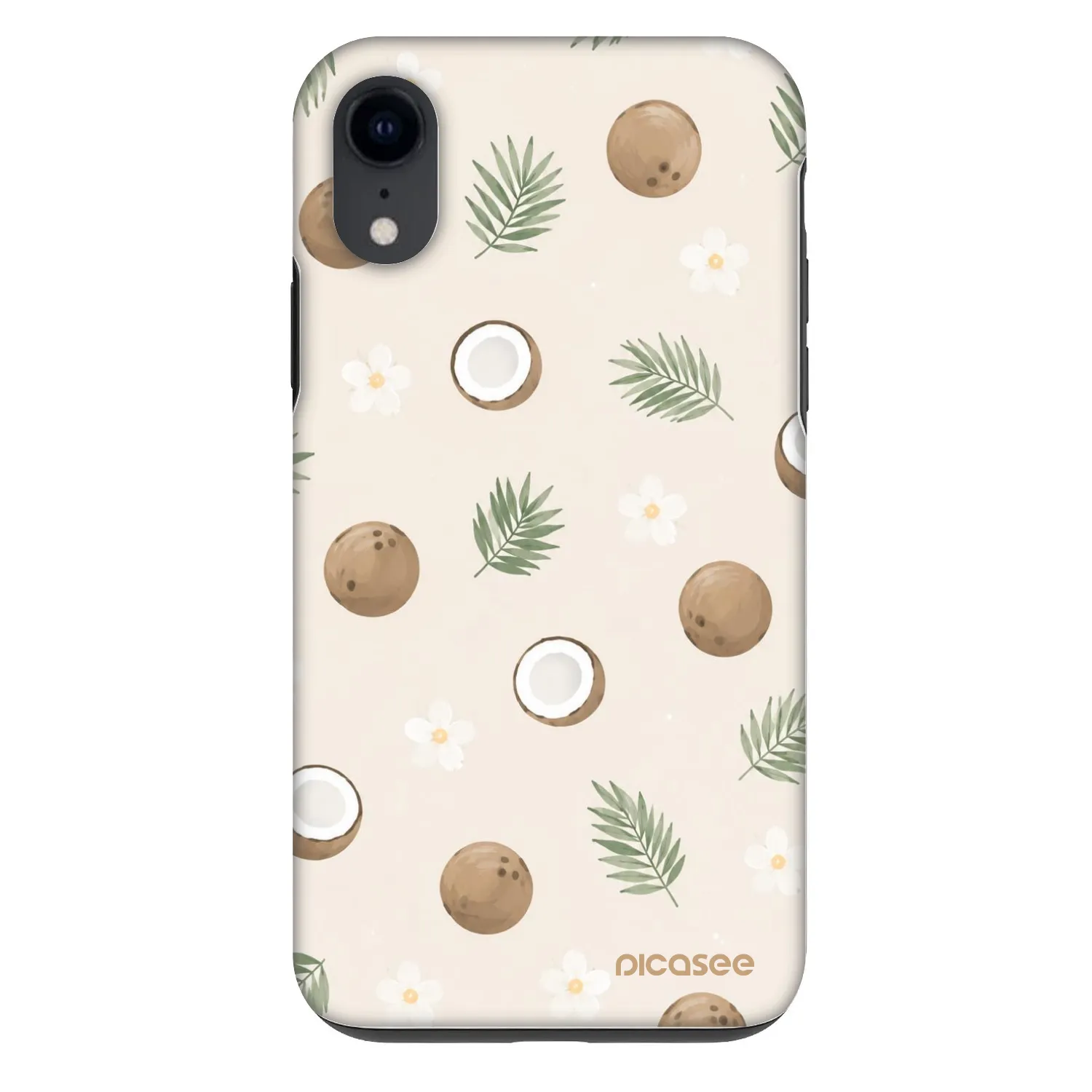 Picasee Fashion Case za Apple iPhone XR - Coconut Breeze