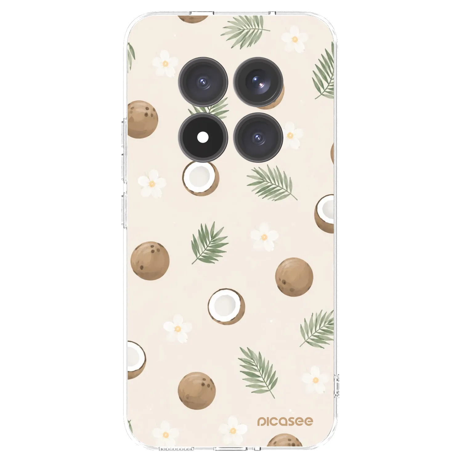 Picasee silikonska prozirna maskica za Xiaomi Redmi Note 15 Pro+ - Coconut Breeze