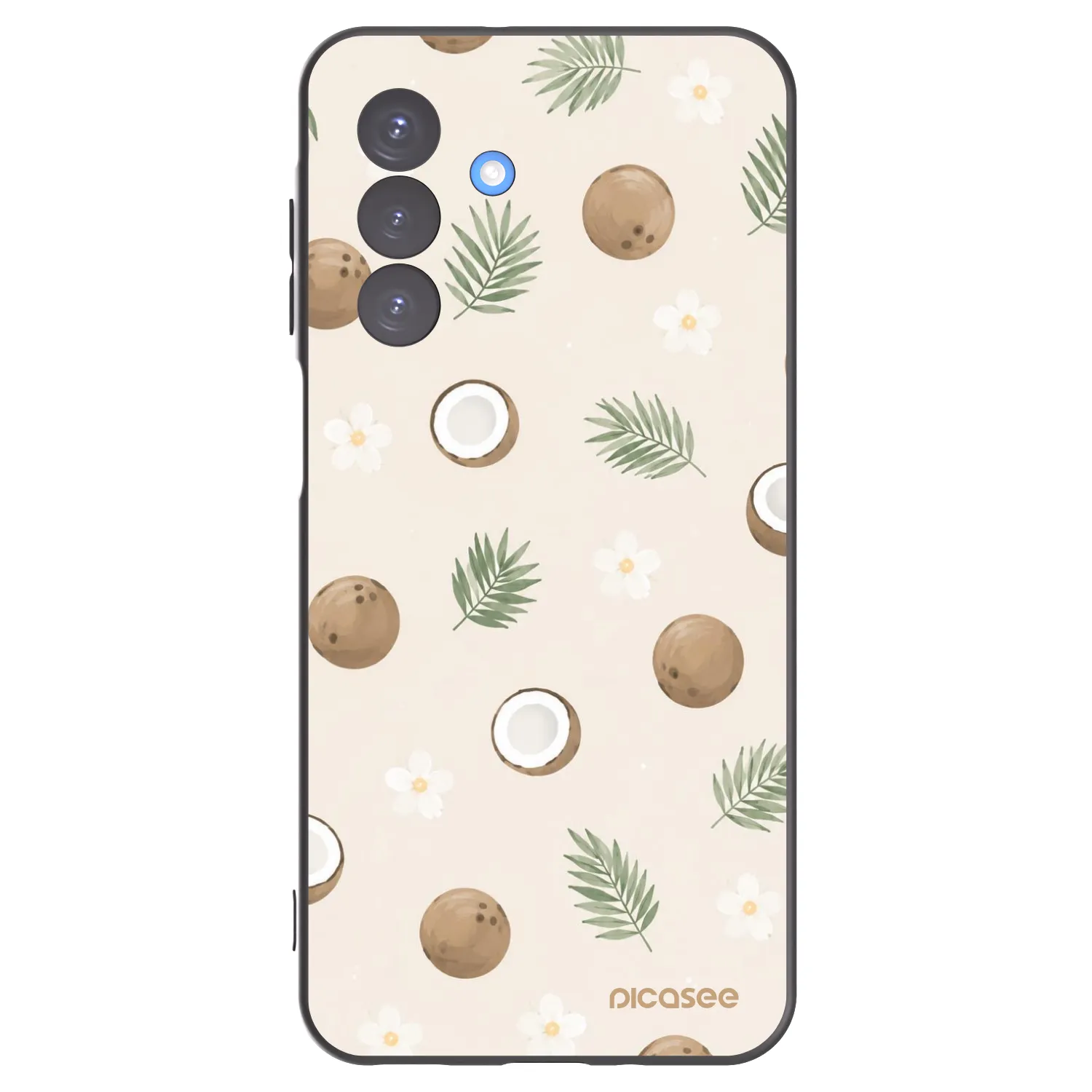 Picasee crna silikonska maskica za Samsung Galaxy A17 5G - Coconut Breeze