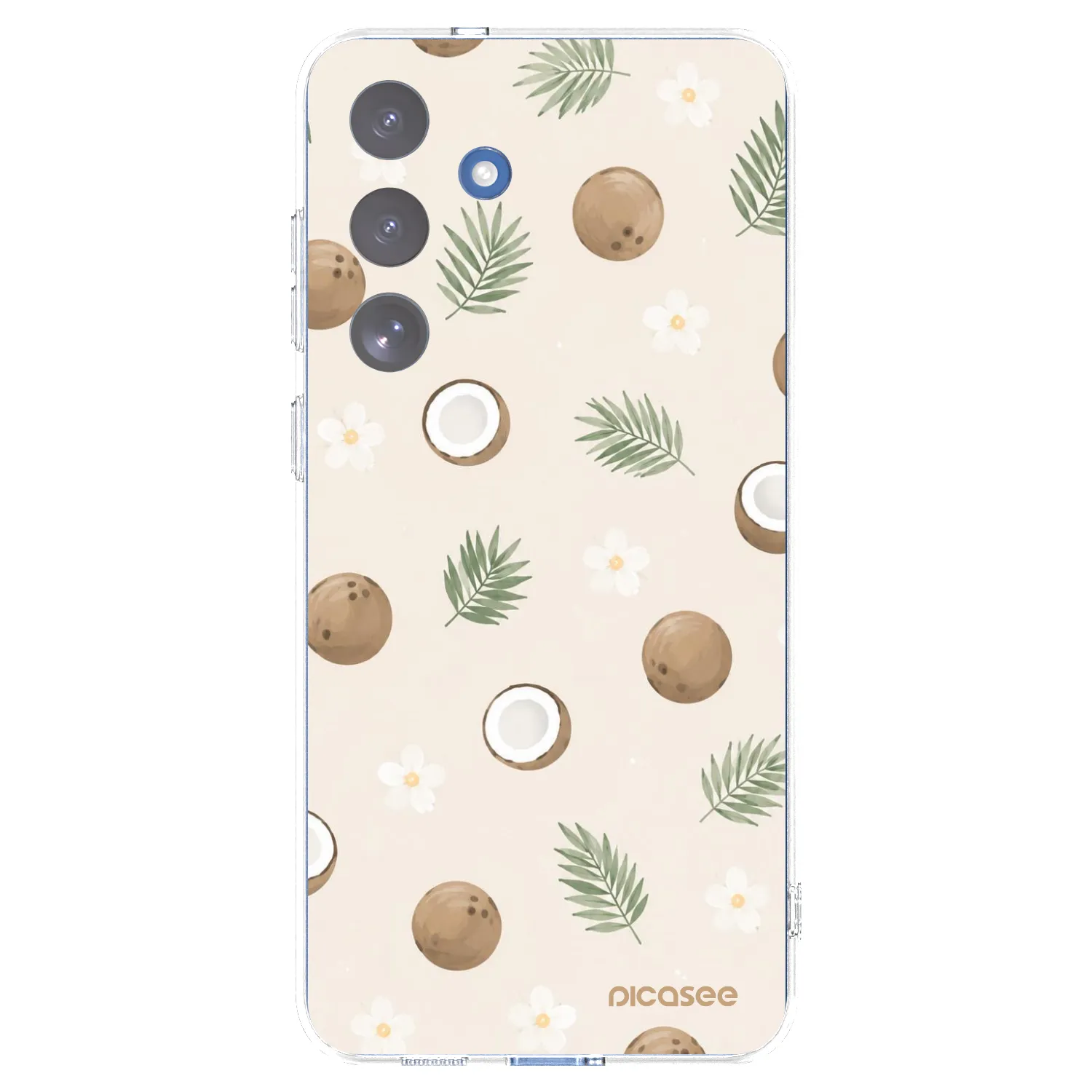 Picasee silikonska prozirna maskica za Samsung Galaxy S25 FE 5G - Coconut Breeze