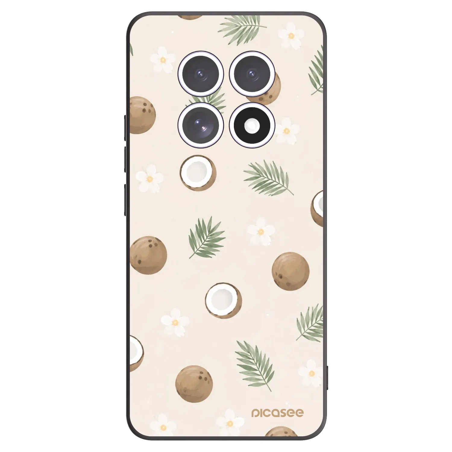 Picasee crna silikonska maskica za Xiaomi Redmi Note 15 4G - Coconut Breeze