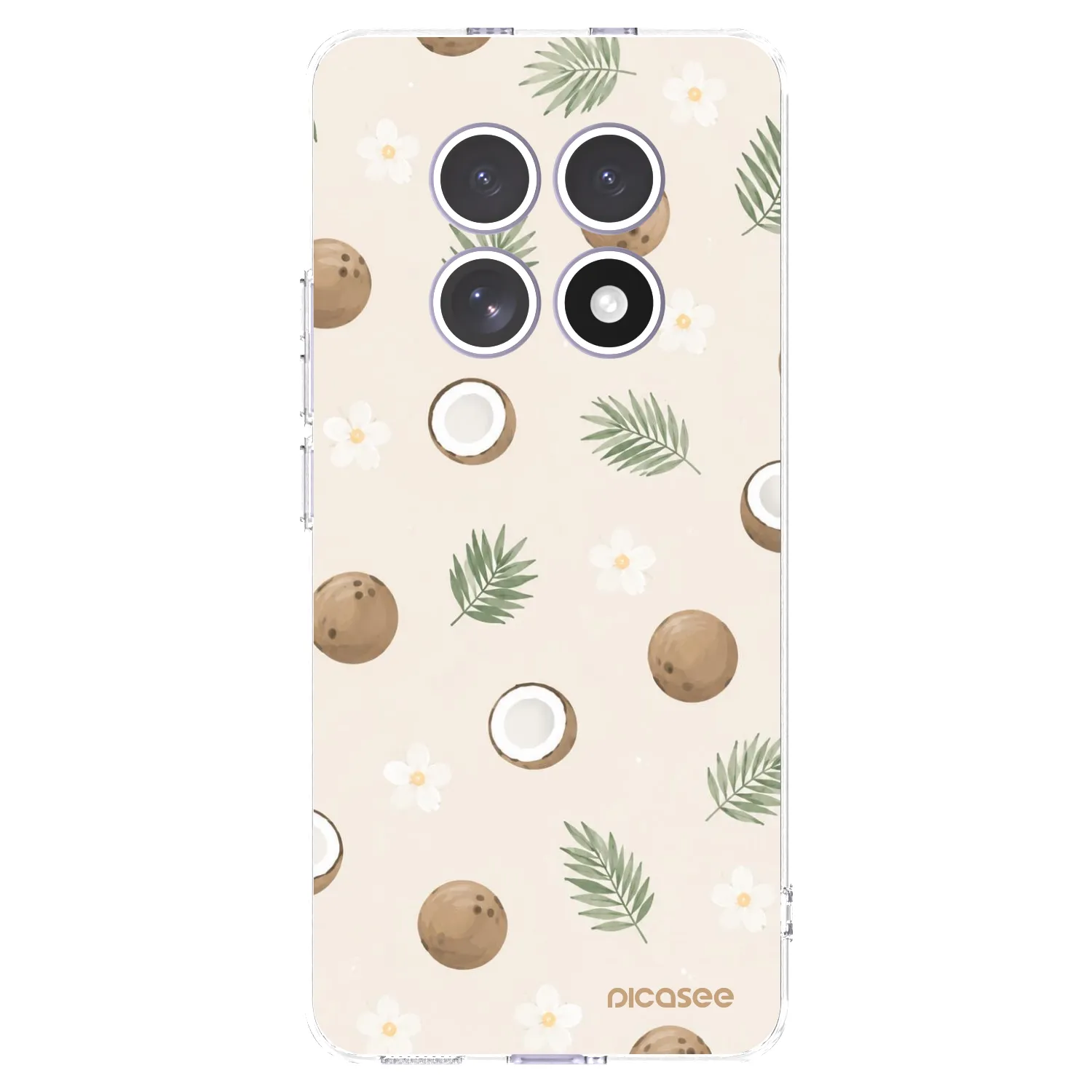 Picasee silikonska prozirna maskica za Xiaomi Redmi Note 15 4G - Coconut Breeze