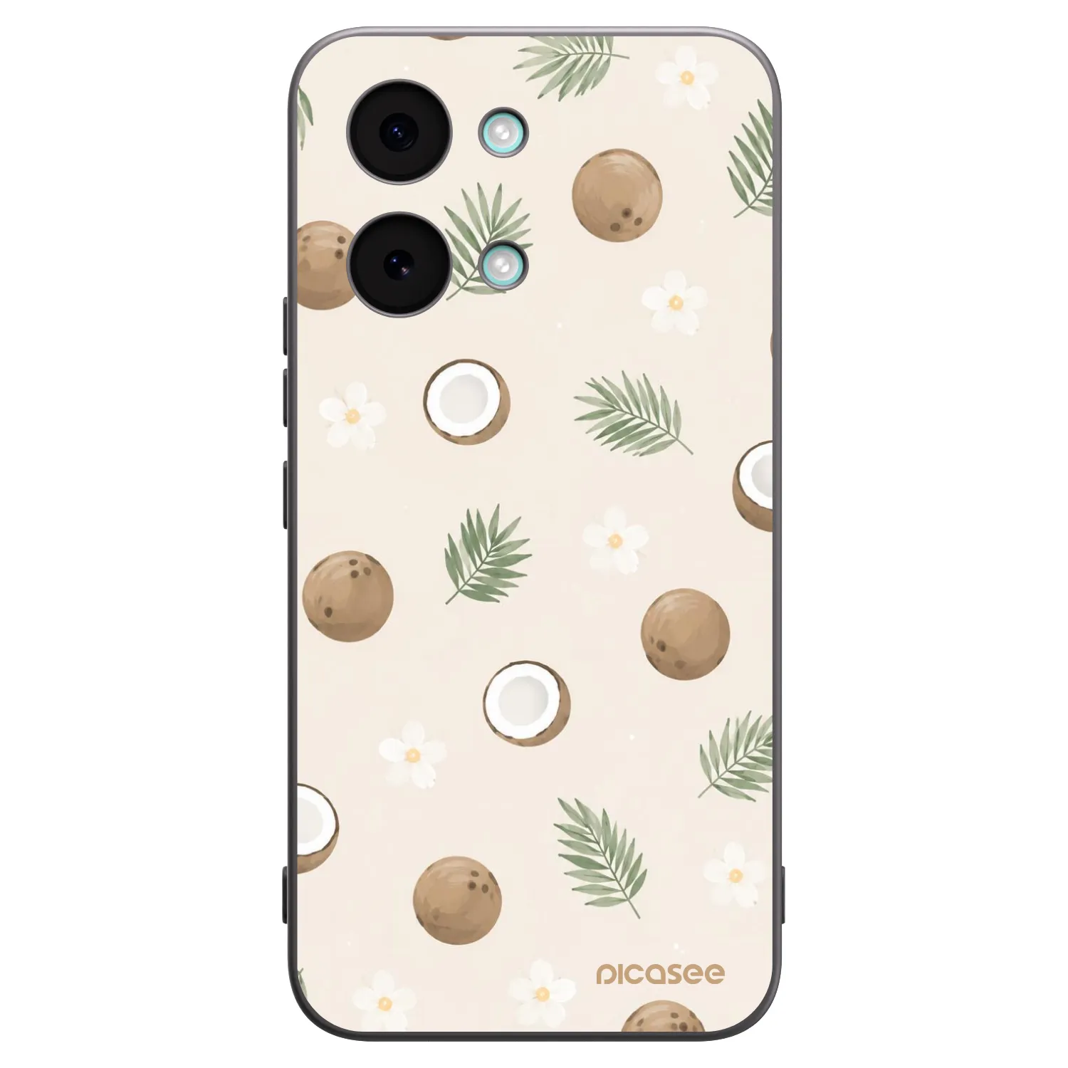 Picasee crna silikonska maskica za Xiaomi Poco X8 Pro Max - Coconut Breeze