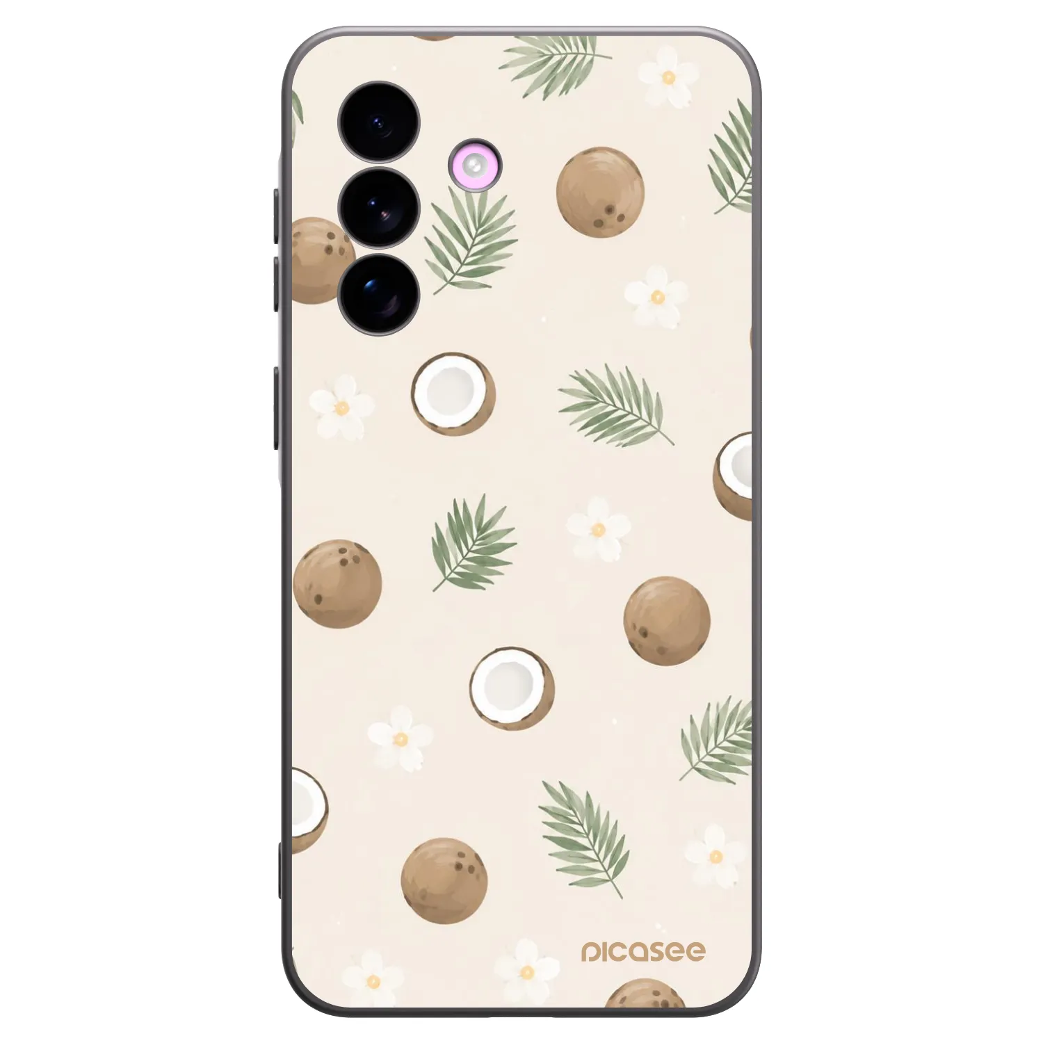 Picasee crna silikonska maskica za Samsung Galaxy A57 5G - Coconut Breeze