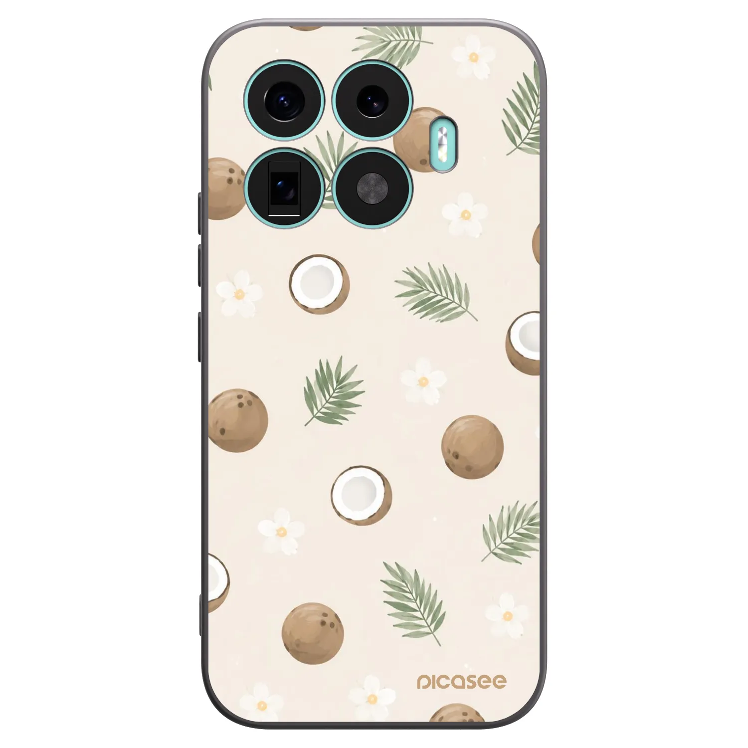 Picasee crna silikonska maskica za Xiaomi 17T - Coconut Breeze