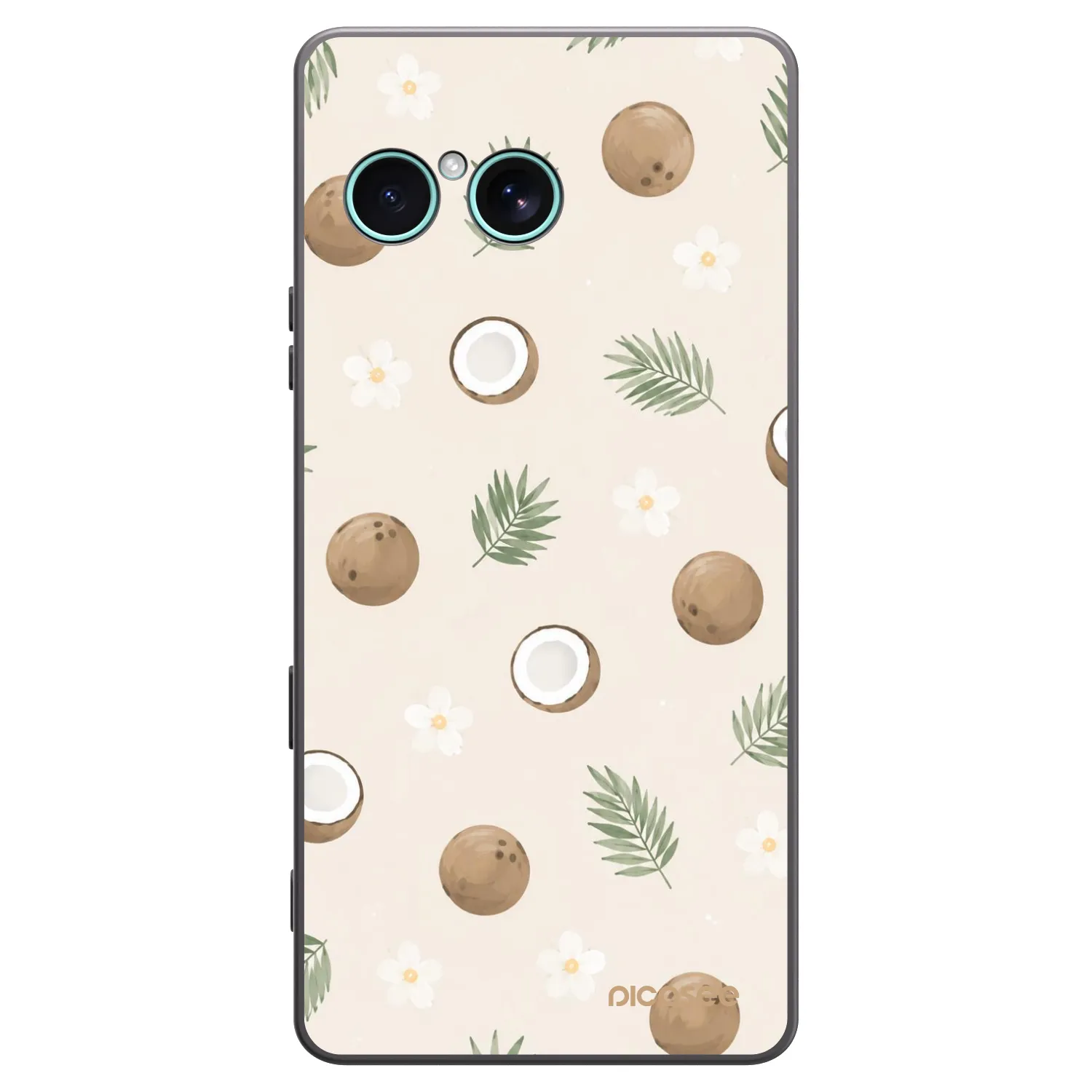 Picasee crna silikonska maskica za Sony Xperia 10 VII - Coconut Breeze