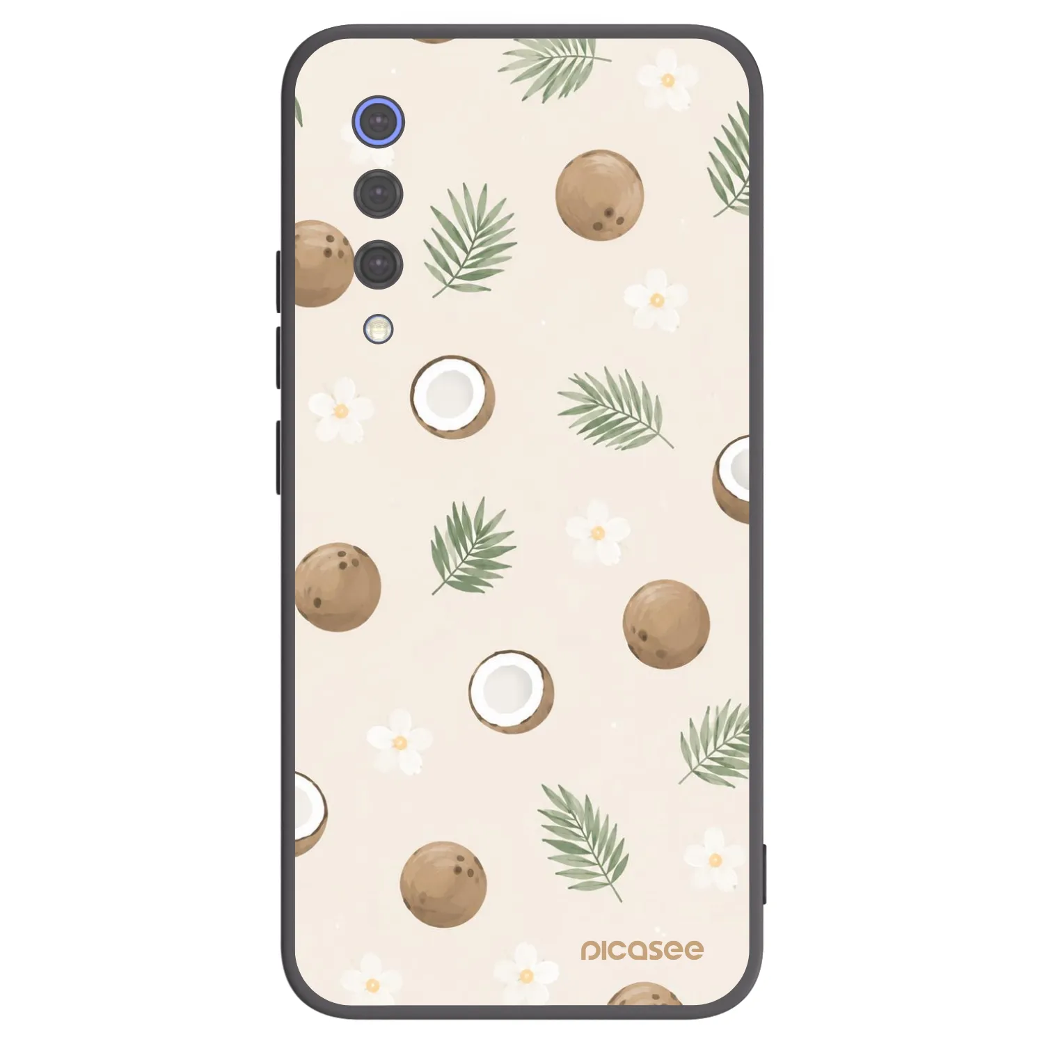 Picasee crna silikonska maskica za Xiaomi Mi 9 SE - Coconut Breeze