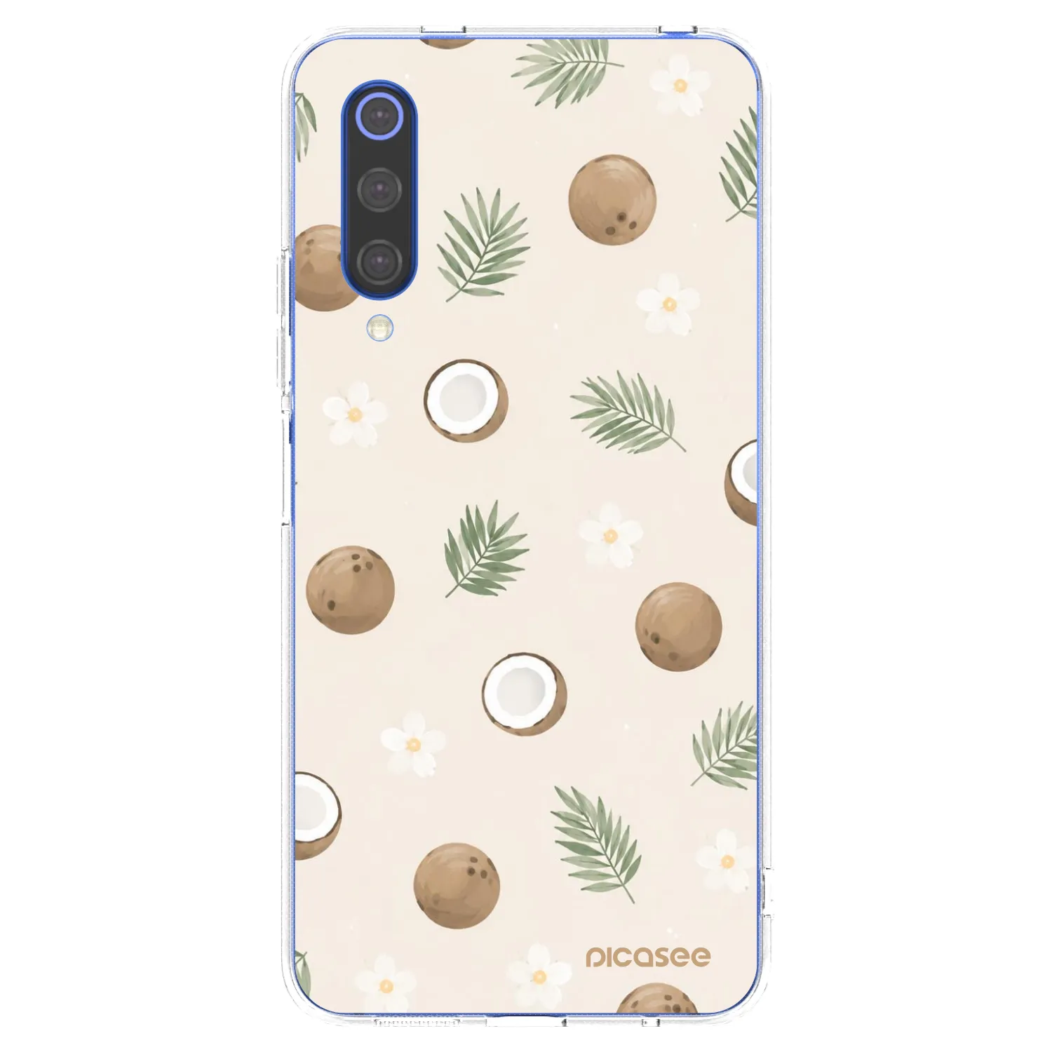 Picasee silikonska prozirna maskica za Xiaomi Mi 9 SE - Coconut Breeze