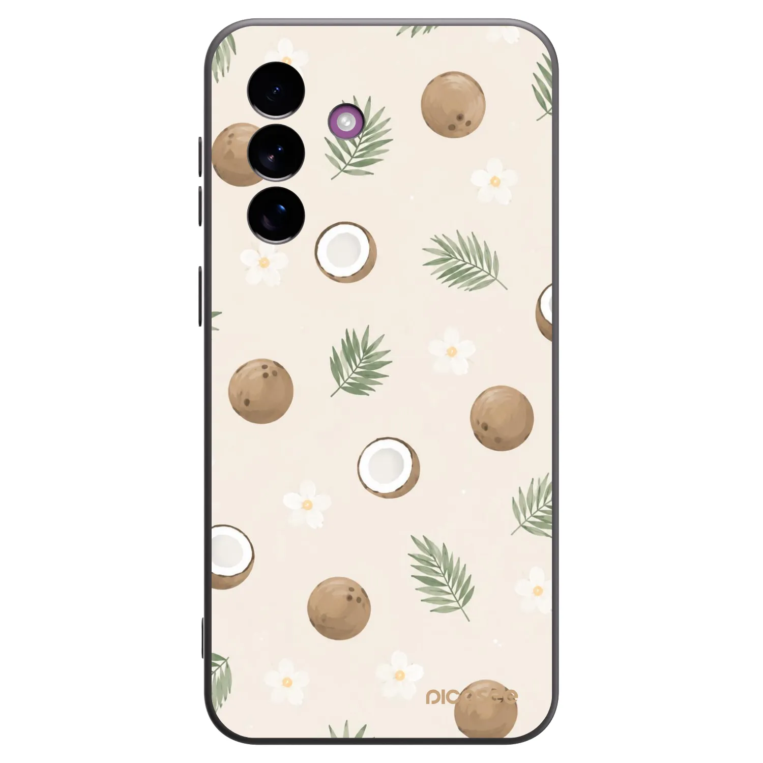 Picasee crna silikonska maskica za Samsung Galaxy A37 - Coconut Breeze