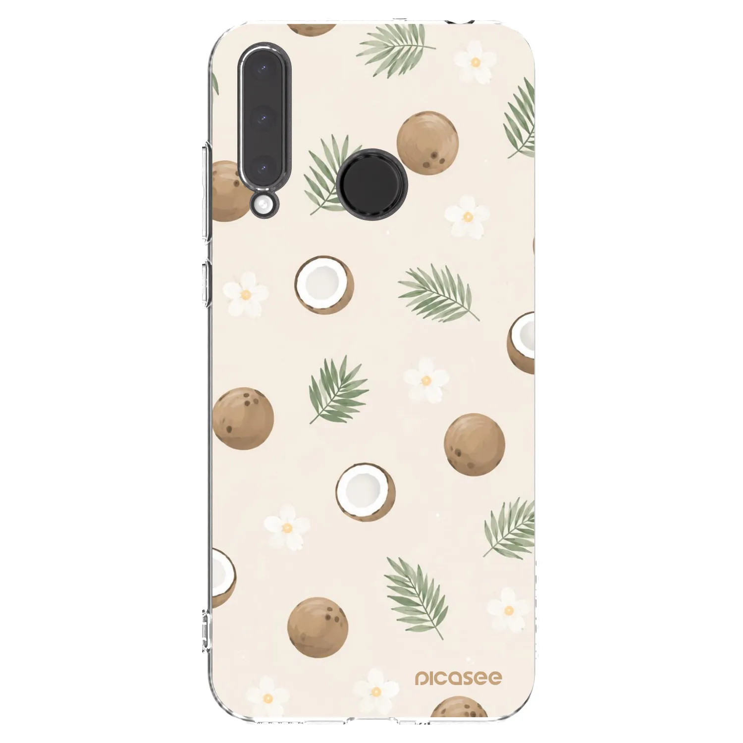Picasee silikonska prozirna maskica za Honor 20 Lite - Coconut Breeze
