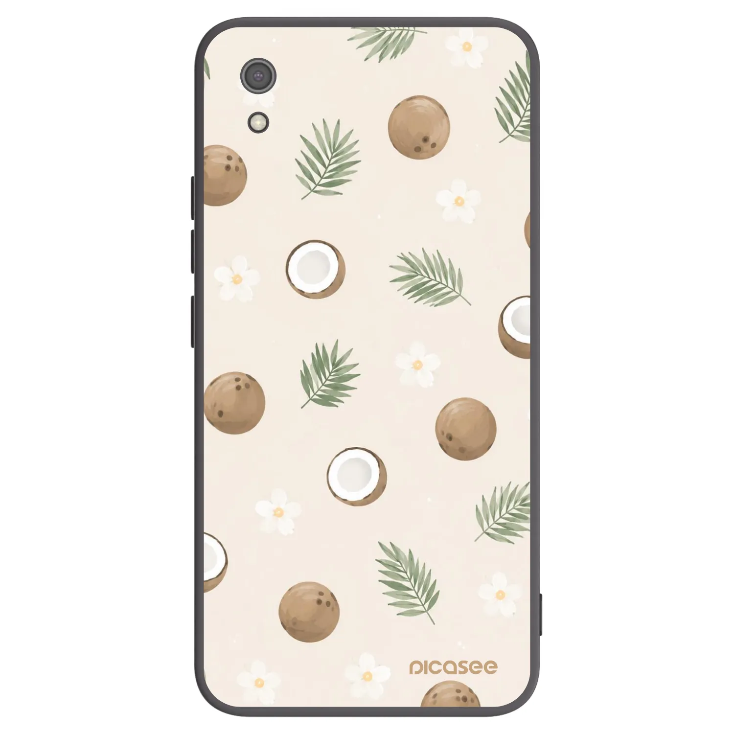Picasee crna silikonska maskica za Xiaomi Redmi 7A - Coconut Breeze