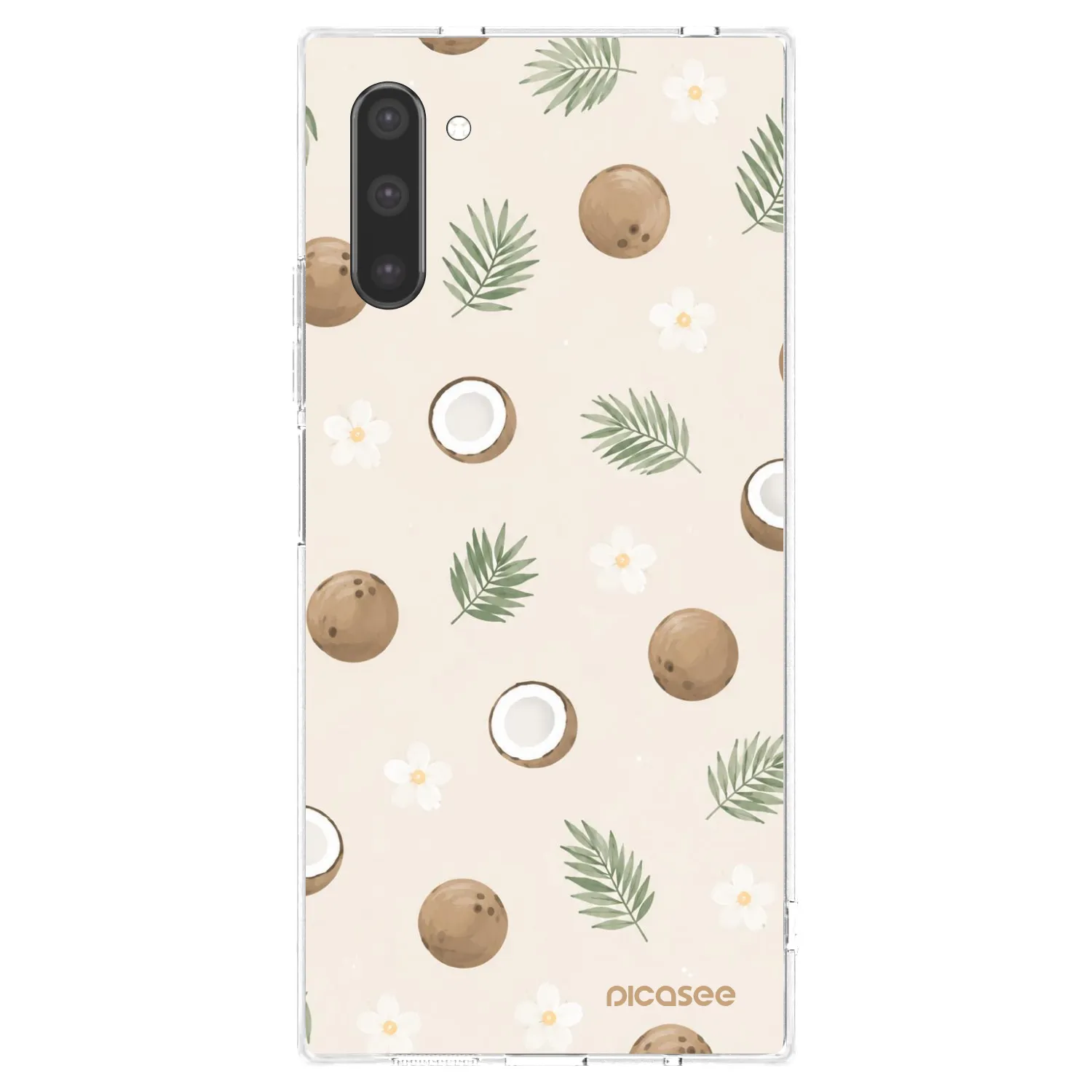 Picasee silikonska prozirna maskica za Samsung Galaxy Note 10 N970F - Coconut Breeze