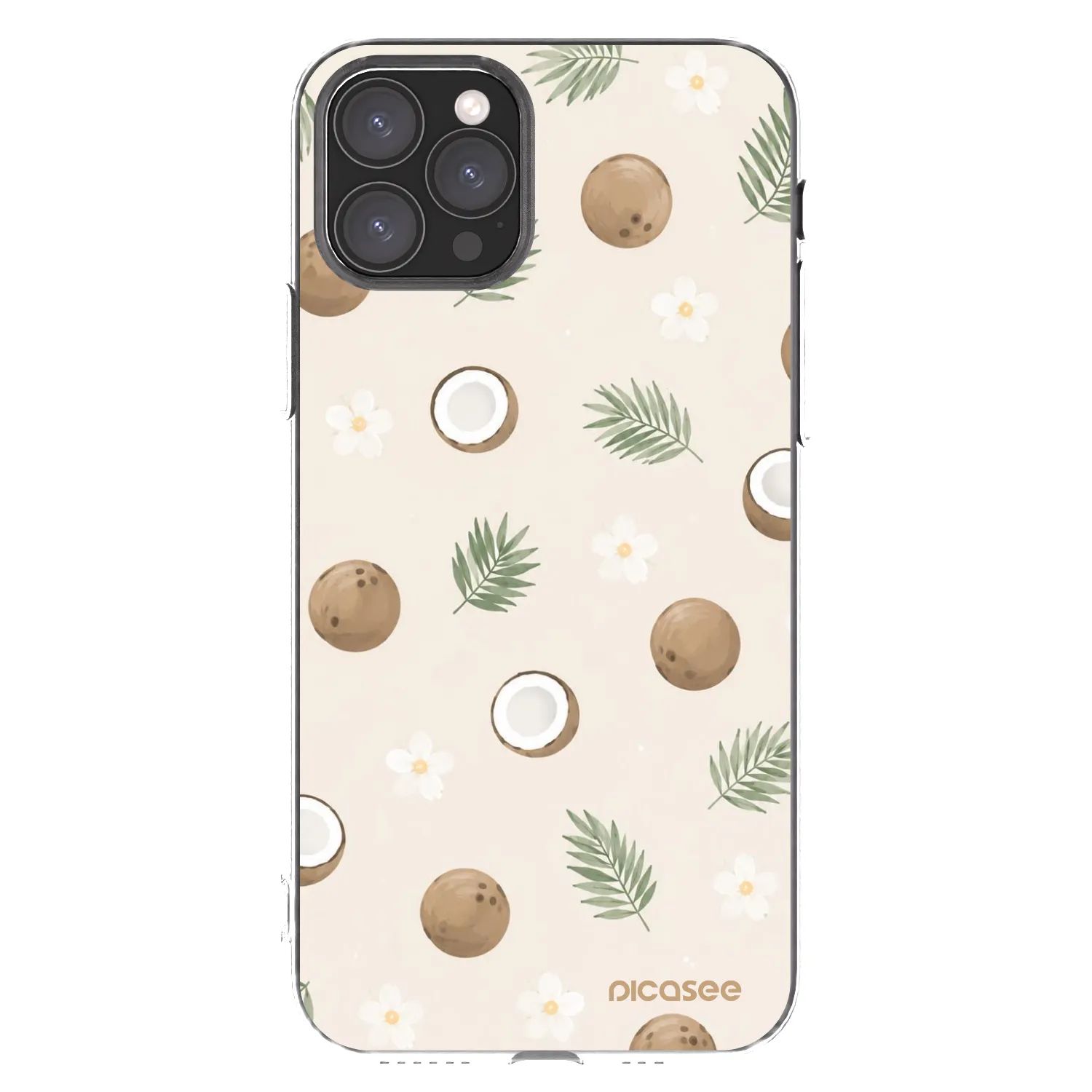 Picasee silikonska prozirna maskica za Apple iPhone 11 Pro - Coconut Breeze