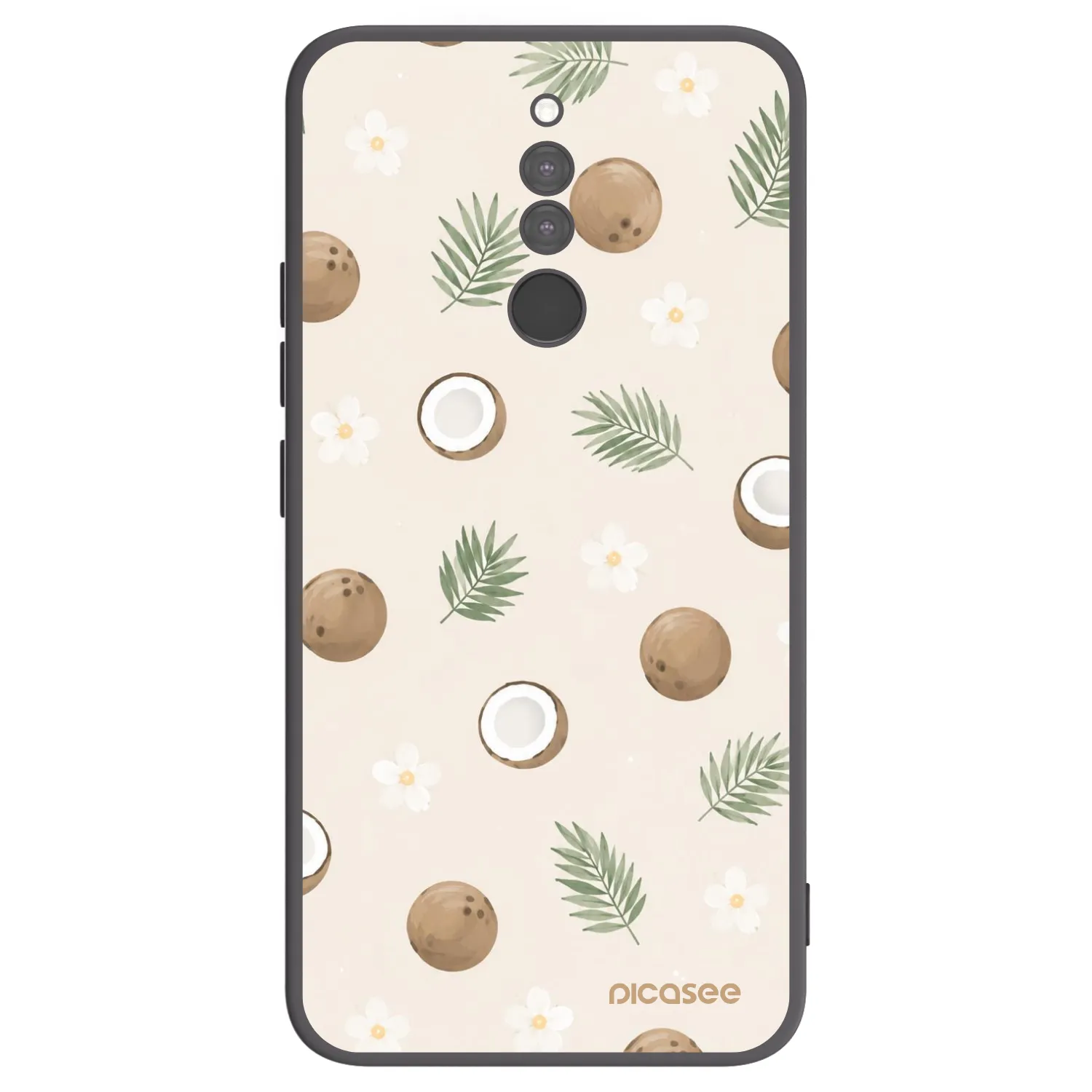Picasee crna silikonska maskica za Xiaomi Redmi 8 - Coconut Breeze