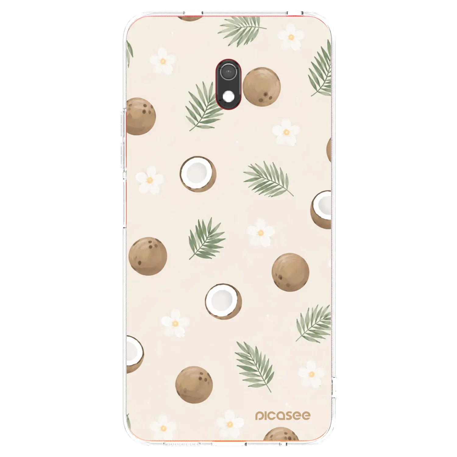 Picasee silikonska prozirna maskica za Xiaomi Redmi 8A - Coconut Breeze