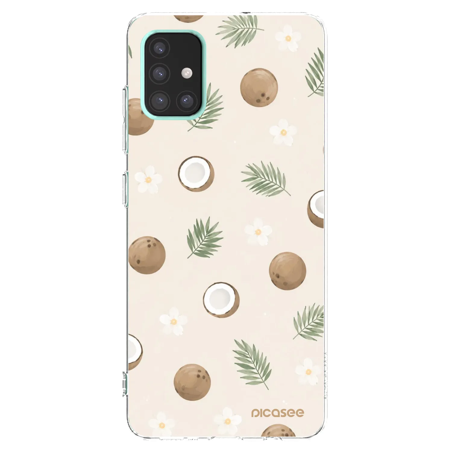 Picasee silikonska prozirna maskica za Samsung Galaxy A51 A515F - Coconut Breeze