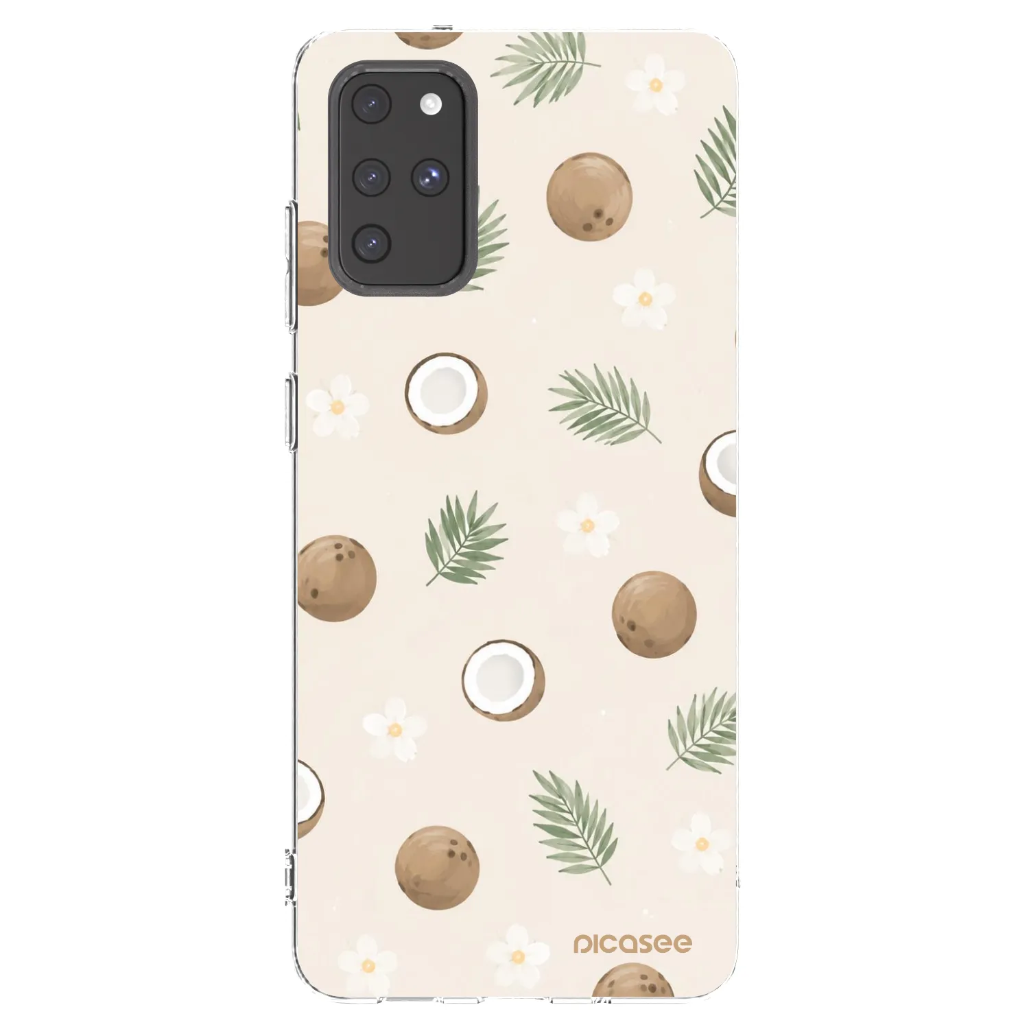 Picasee silikonska prozirna maskica za Samsung Galaxy S20+ G985F - Coconut Breeze
