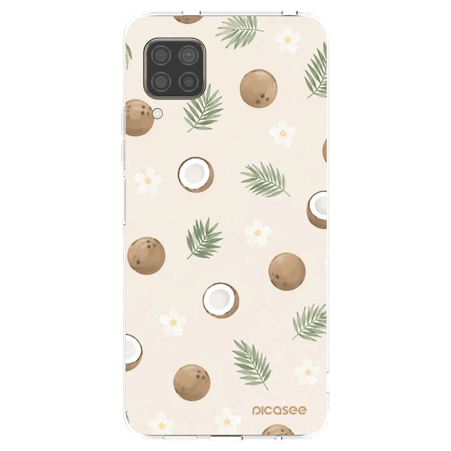 Picasee silikonska prozirna maskica za Huawei P40 Lite - Coconut Breeze