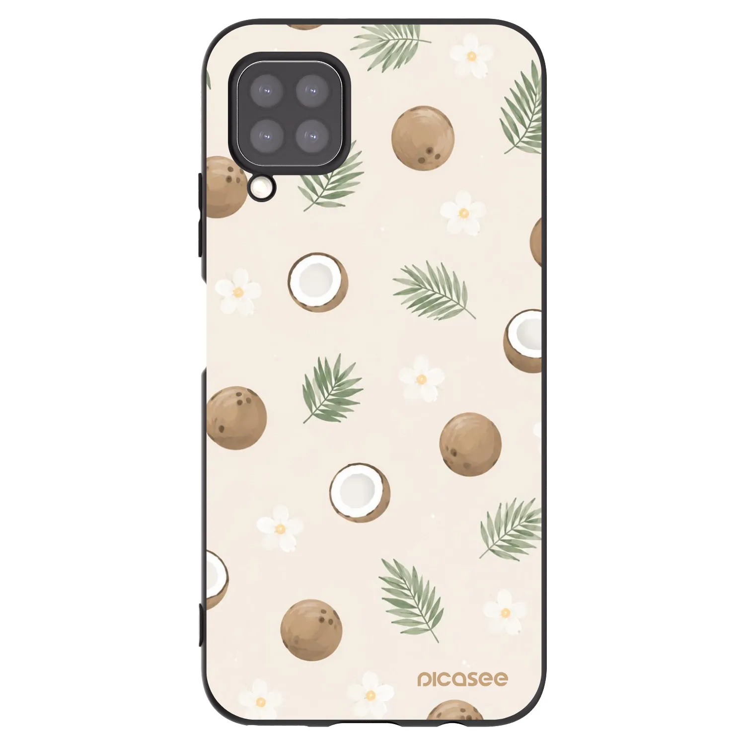 Picasee crna silikonska maskica za Huawei P40 Lite - Coconut Breeze