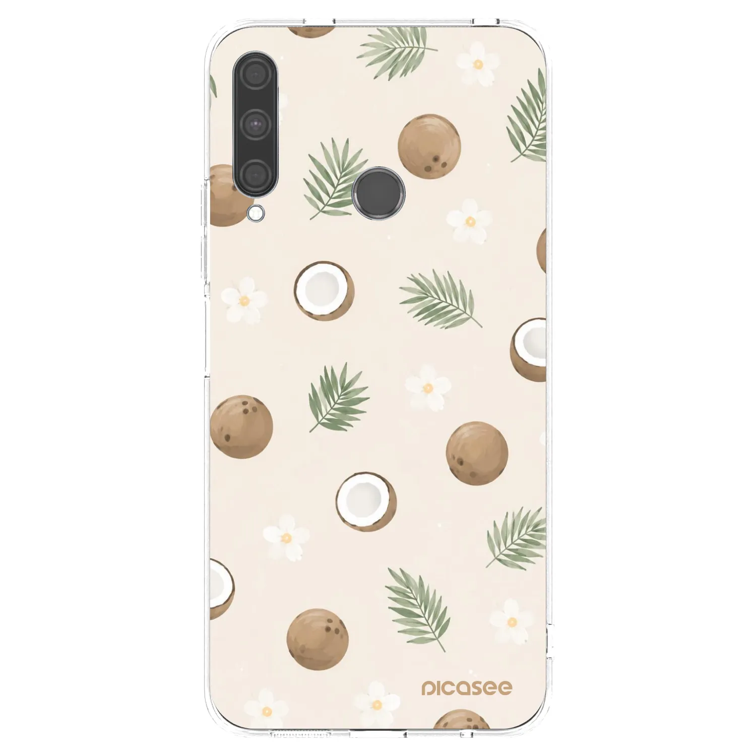 Picasee silikonska prozirna maskica za Huawei P40 Lite E - Coconut Breeze