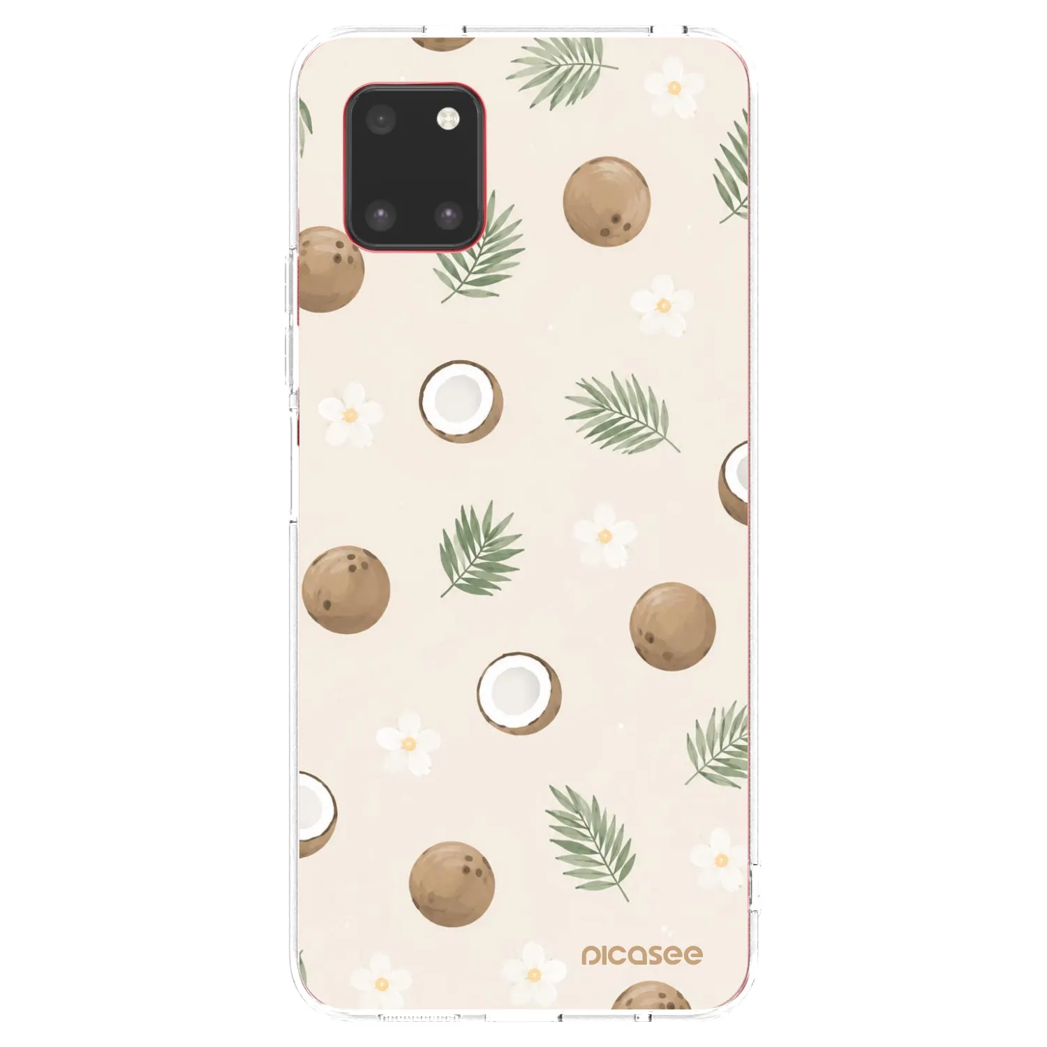 Picasee silikonska prozirna maskica za Samsung Galaxy Note 10 Lite N770F - Coconut Breeze