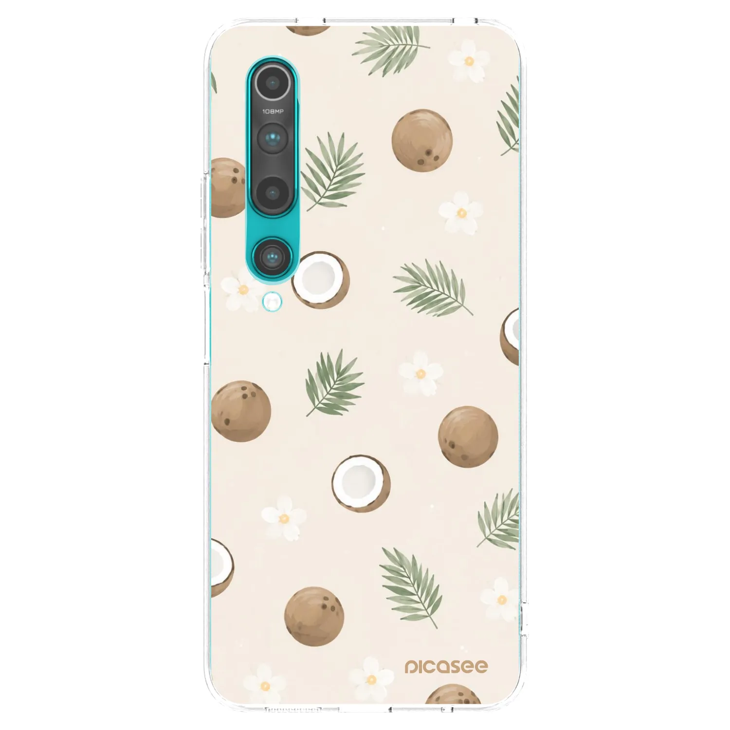 Picasee silikonska prozirna maskica za Xiaomi Mi 10 - Coconut Breeze