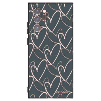 Picasee crna silikonska maskica za Samsung Galaxy Note 20 Ultra - Lots of love