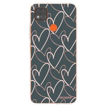 Picasee silikonska prozirna maskica za Xiaomi Redmi 9C - Lots of love