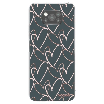Picasee crna silikonska maskica za Xiaomi Poco X3 - Lots of love