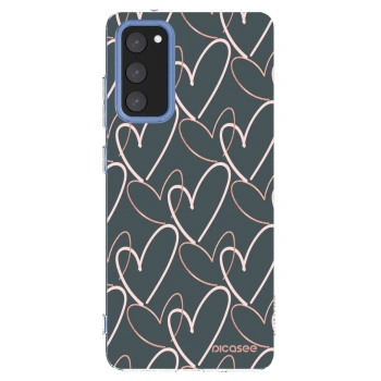 Picasee silikonska prozirna maskica za Samsung Galaxy S20 FE - Lots of love