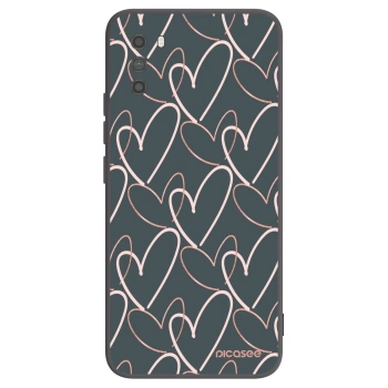 Picasee crna silikonska maskica za Xiaomi Poco M3 - Lots of love