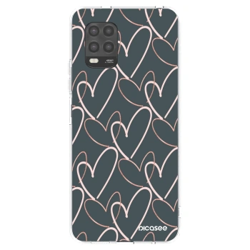 Picasee silikonska prozirna maskica za Xiaomi Mi 10 Lite - Lots of love