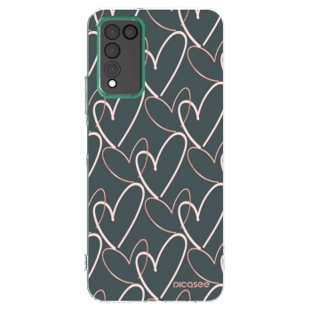 Picasee silikonska prozirna maskica za Honor 10X Lite - Lots of love