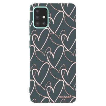 Picasee silikonska prozirna maskica za Samsung Galaxy M31s - Lots of love