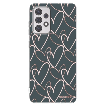 Picasee silikonska prozirna maskica za Samsung Galaxy A52 5G A525F - Lots of love