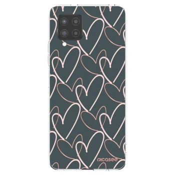 Picasee silikonska prozirna maskica za Samsung Galaxy A42 A426B - Lots of love