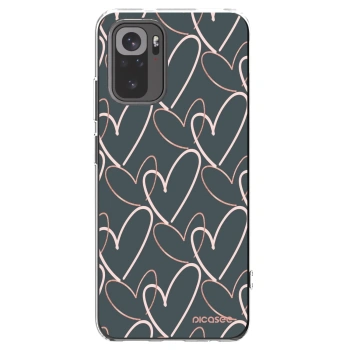 Picasee silikonska prozirna maskica za Xiaomi Redmi Note 10S - Lots of love