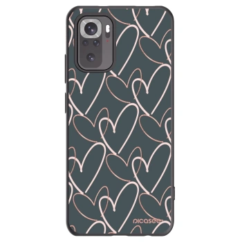 Picasee crna silikonska maskica za Xiaomi Redmi Note 10S - Lots of love