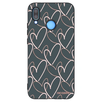Picasee crna silikonska maskica za Huawei P20 Lite - Lots of love