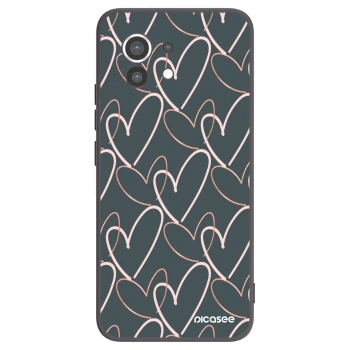 Picasee crna silikonska maskica za Xiaomi Mi 11 - Lots of love