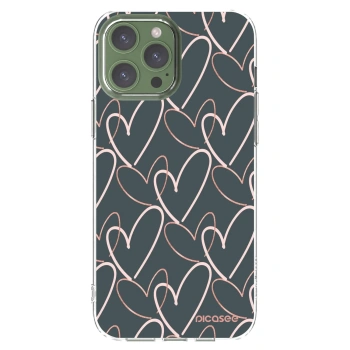 Picasee silikonska prozirna maskica za Apple iPhone 13 Pro Max - Lots of love