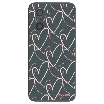Picasee crna silikonska maskica za Xiaomi Poco F3 - Lots of love