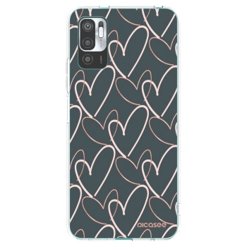 Picasee silikonska prozirna maskica za Xiaomi Redmi Note 10 5G - Lots of love