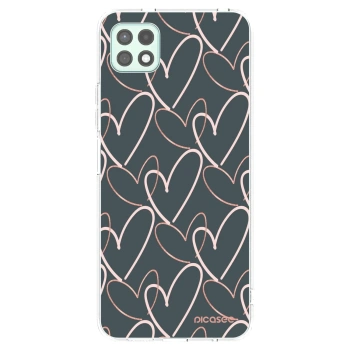 Picasee silikonska prozirna maskica za Samsung Galaxy A22 A226B 5G - Lots of love