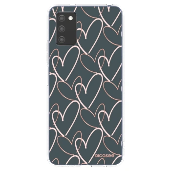 Picasee silikonska prozirna maskica za Samsung Galaxy A02s A025G - Lots of love